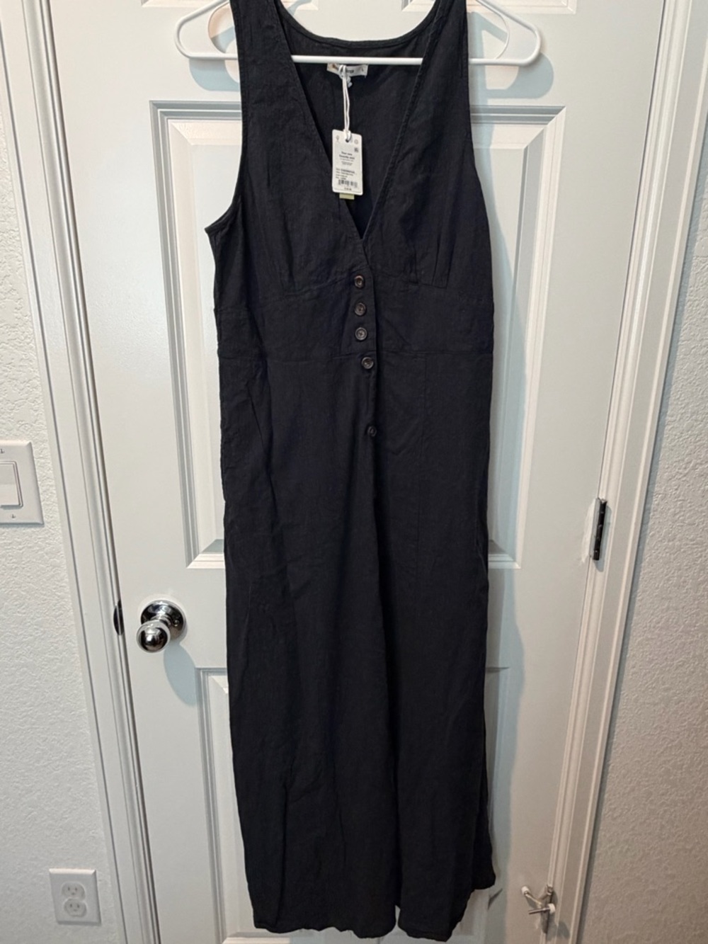 Faherty - new with tags! Camila Maxi Dress, size large, dark blue - Picture 3 of 6
